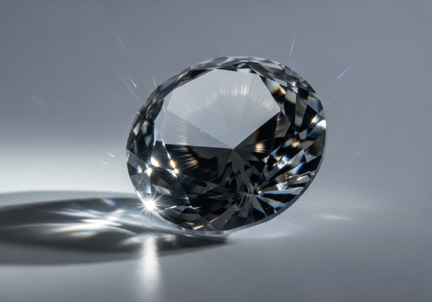 Abstract visual of a faceted crystal representing precision and quality